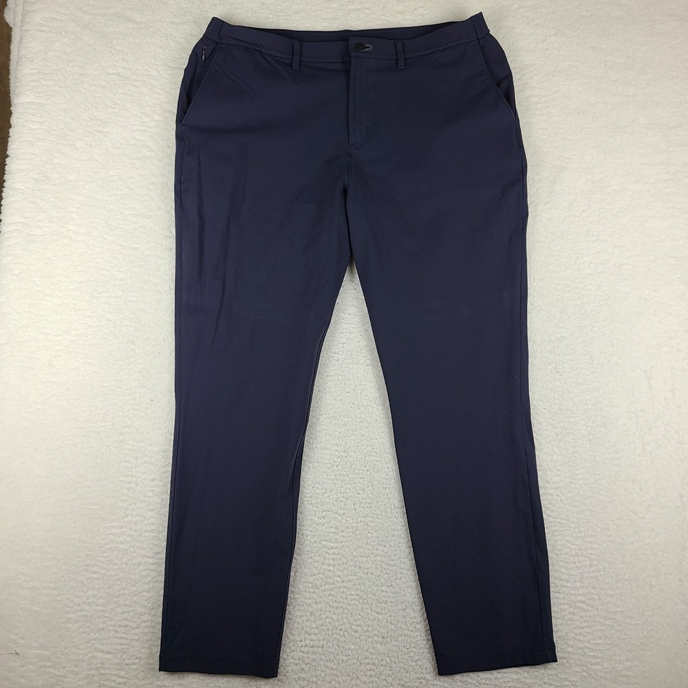 Public Rec‎ Gamechanger Pants Mens 40x32 Blue Navy Athleisure Performance Golf